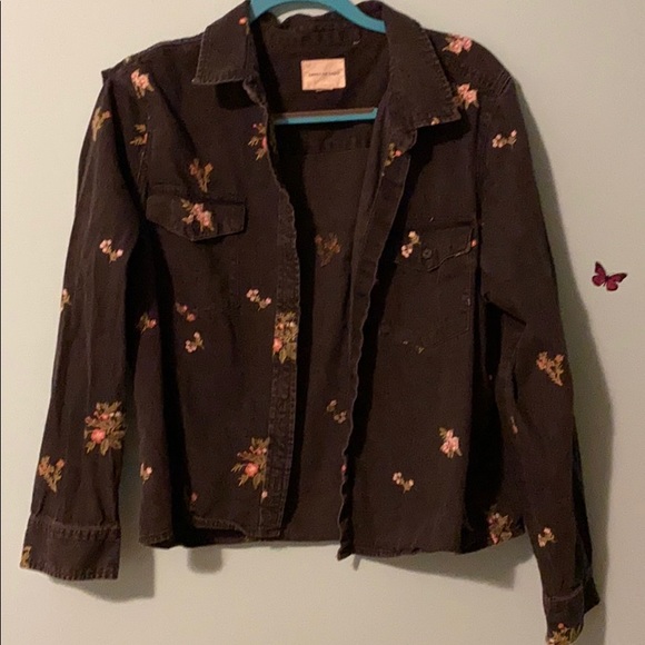 American Eagle Outfitters Tops - AE Embroidered Top